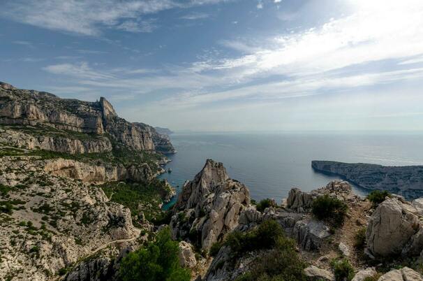 Une crique au Parc national des Calanques